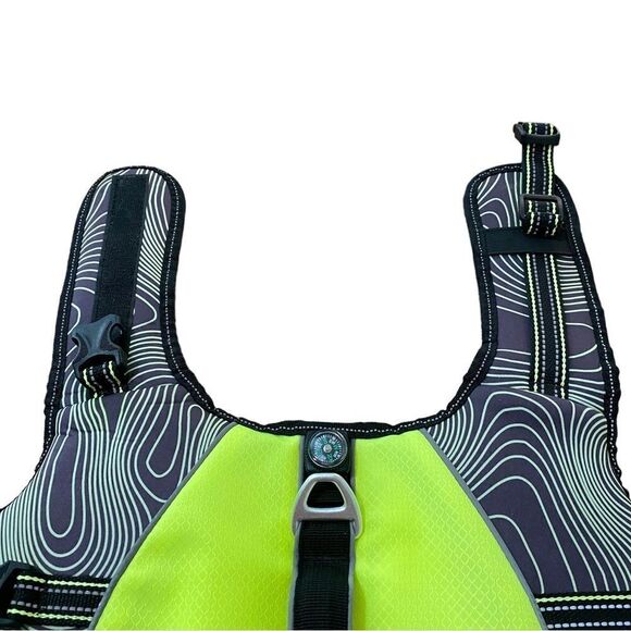 ARCADIA TRAIL - SMALL DOG - NEON / REFLECTIVE DOG FLOATATION COAT - EXC. COND. - Picture 5 of 9